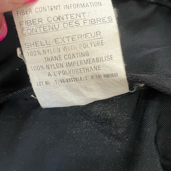 The North Face Lumbar Fanny Pack Waist Pack Hiking Backpacking Bag black pink - Picture 8 of 9